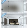 廠家供應(yīng)智能調(diào)光玻璃隔斷 電控霧化玻璃膜酒店浴室玻璃